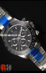 Rolex Replica Daytona Black Super Swiss Watch 12