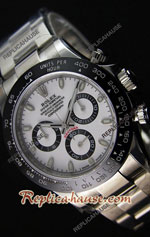 Rolex Daytona Ceramic White Dial Swiss Replica Watch 24