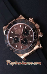 Rolex Daytona Everose Brown Dial Swiss Watch 27