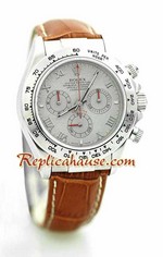 Rolex Replica Daytona Swiss Leather Watch 1<font color=red>หมดชั่วคราว</font>