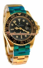 Rolex GMT Masters II Gold Replica Watch 08