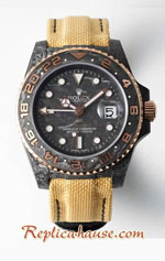 Rolex GMT Masters II DiW Carbon Two Tone Rose Gold - Swiss Replica Watch 02