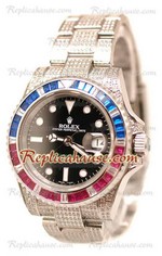 Rolex GMT Masters II Diamond Edition Swiss Replica Watch 21