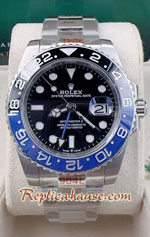 Rolex GMT Batman Black Dial Replica Watch 14
