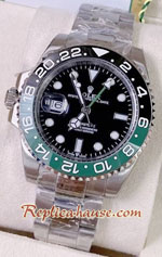 Rolex GMT Spirt Black Dial Replica Watch 13