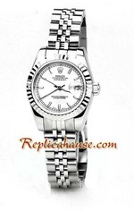 Rolex Replica Datejust Silver Ladies Watch 11