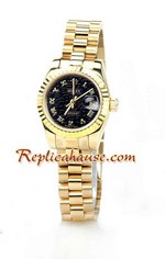 Rolex Replica Datejust Gold Ladies Watch 19