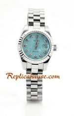 Rolex Replica Datejust Silver Ladies Watch 12