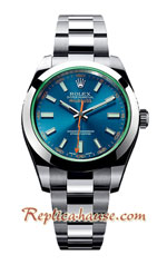 Rolex Milgauss Z-Blue Swiss Replica Watch 02