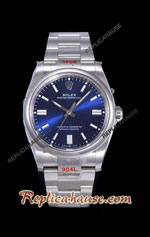 Rolex Oyster Perpetual 41MM Cal.3230 Dark Blue Dial Swiss Replica Watch 04