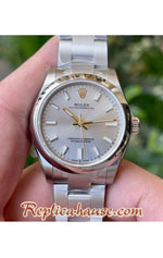 Rolex Oyster Perpetual White Dial 31MM Swiss Replica Watch 01
