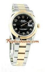 Rolex Replica Datejust Mens Watch - Pink Gold 04