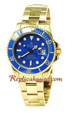 Rolex Submariner Gold Edition Swiss Replica Watch 07