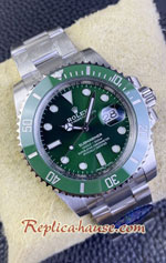 Rolex Submariner Green Dial Hulk Ceramic 40mm Swiss 3135 Clean Replica Watch 01