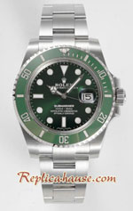 Rolex Submariner Ceramic Green Dial Hulk 41mm Swiss 3235 Noob Replica Watch 02