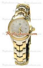 Tag Heuer Link Two Tone Ladies Replica Watch 24