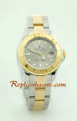 Rolex Yachtmaster Two Tone Ladies Size 8