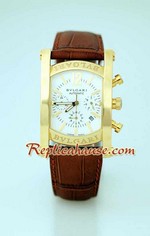 Bvlgari Assioma White Dial Gold Replica Watch 6