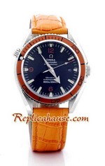 Omega Seamaster - Planet Ocean Leather Watch 1