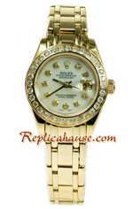 Rolex Replica Datejust Gold Ladies Watch 50