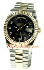 Rolex Day Date Two Tone Swiss Replica watch 09