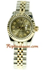 Rolex Replica Datejust Two Tone Ladies Watch 44
