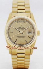 Rolex Day Date Gold Swiss Watch 2