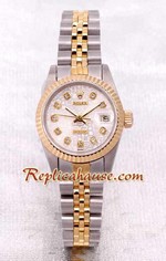 Rolex DateJust Two Tone Ladies - 18