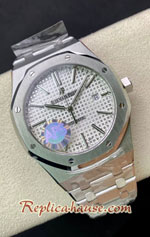 Audemars Piguet Royal Oak White Dial 41MM Swiss APS Replica Watch 02