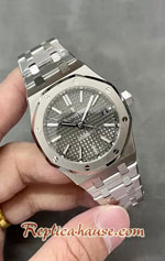 Audemars Piguet Royal Oak Black Dial 37MM Swiss IPF Replica Watch 02