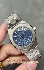 Audemars Piguet Royal Oak Blue Dial 37MM Swiss IPF Replica Watch 01