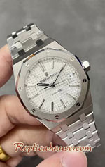 Audemars Piguet Royal Oak White Dial 37MM Swiss IPF Replica Watch 03