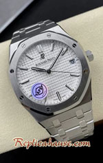 Audemars Piguet Royal Oak White Dial 41MM CAL.4302 Swiss APS V2 Replica Watch 01