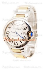 Cartier Ballon De Two Tone Mens Swiss Replica Watch 10