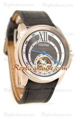 Calibre de Cartier Flying Tourbillon Replica Watch 09