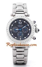 Cartier De Pasha Replica Chrono Watch 2