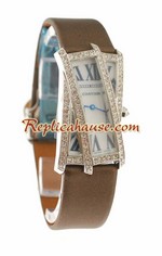 Cartier Tank Crash Diamond Swiss Ladies Replica Watch 01