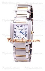 Cartier Tank Two Tone Swiss Replica Watch 02