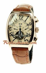 Franck Muller Conquistador Pink Gold Replica Watch 01