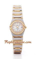 Omega Constellation Replica Watch Ladies 4