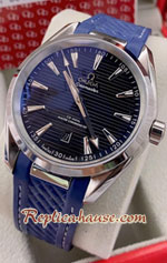 Omega Seamaster Blue Dial Rubble 42mm Replica Watch 05