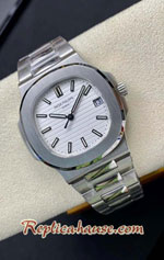 Patek Philippe Nautilus 5711/1A-010 White Dial 41mm Swiss PPF Replica Watch 01