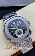 Patek Philippe Nautilus 5980/1A-019 Black Dial Swiss PPF Replica Watch 02