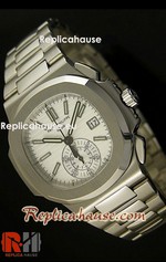 Patek Philippe Nautilus Chronograph Swiss Replica Watch 22<font color=red>หมดชั่วคราว</font>