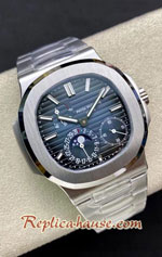 Patek Philippe Nautilus Power 5712 Blue Dial Swiss PPF V2 Replica Waches 03