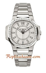 Patek Philippe Nautilus Ladies Swiss Replica Watch 05