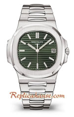 Patek Philippe Nautilus Green Dial Swiss Replica Watch 04