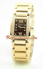 Patek Philippe Twenty Four Gold Swiss Replica Watch 5
