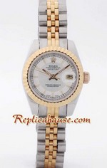 Rolex DateJust Two Tone Ladies - 22