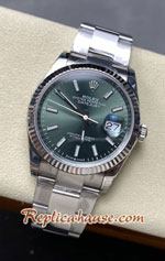 Rolex Datejust 36mm Green Dial VSF Swiss Replica Watch 01